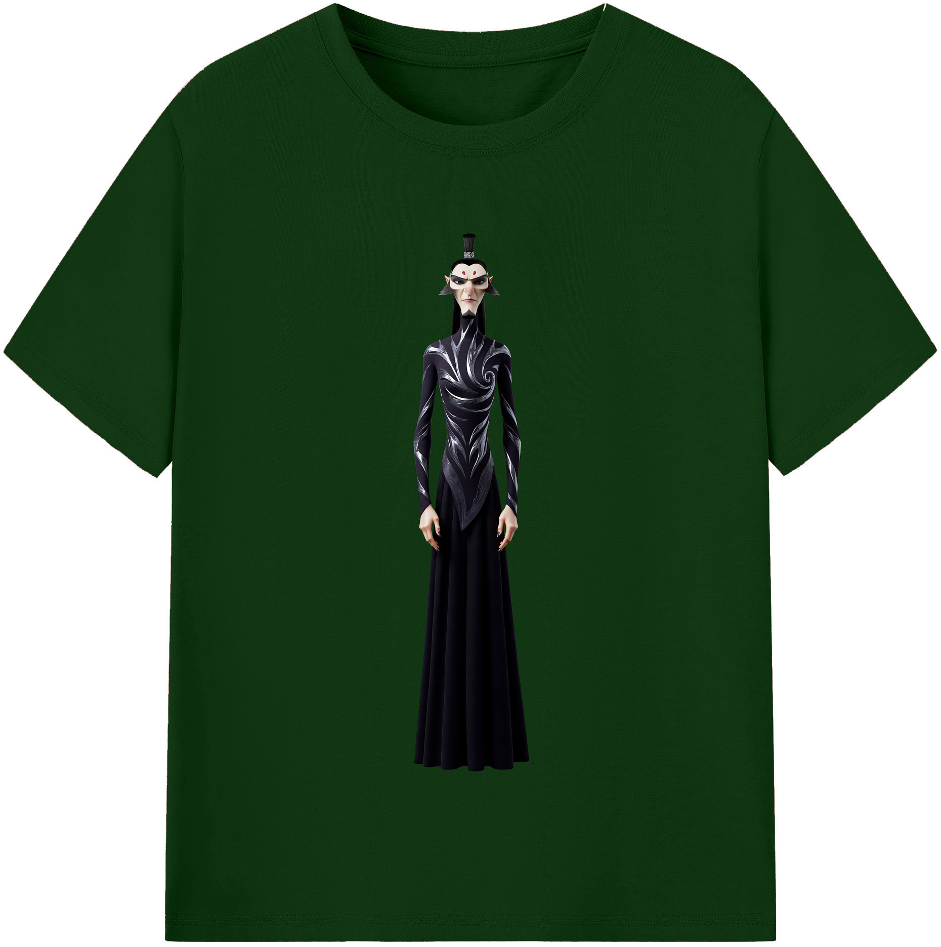 （画像用） Ne Zha 2 ナタ 魔童の大暴れ 綿100％半袖Tシャツ（フロントプリント）